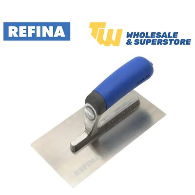 Refina FINATEX 8'' x 0.4mm Guage Wide Flex Midget Trowel Plasterer Heavy Duty