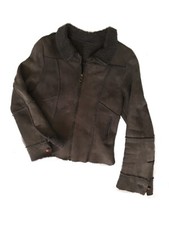 Karl Donoghue Designer Sheepskin Jacket - Mineral Brown (s)