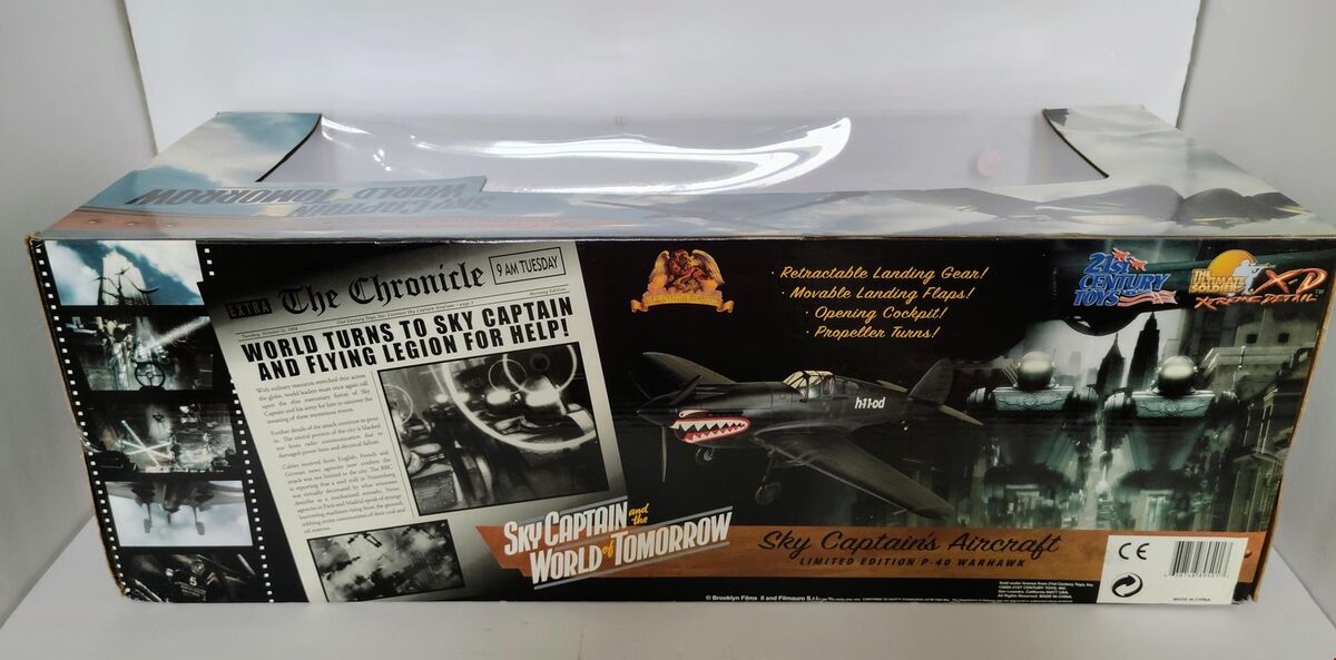 21st Century Toys, WWII, Sky Captain's Aircraft-P-40 Warhawk, Limited Edition 21st Century Toys, WWII, Sky Captain's Aircraft-P-40 Warhawk, Limited Edition