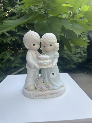 Precious Moments  A Year of Blessings'' #163783 Figurine First Anniversary
