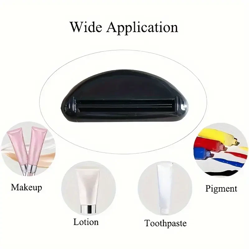 Plastic Tube Squeezer Toothpaste Dispenser Holder Rolling Bathroom Extract - Image 3 of 4