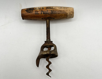 Vintage Hamm's Brewery Beer St. Paul, Minnesota MN Advertising Corkscrew