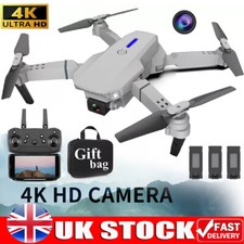 3 Batteries 4K HD Drone X Pro Selfie Camera WIFI FPV  Foldable RC Quadcopter