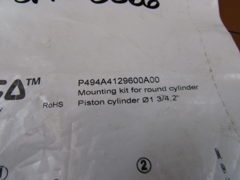 ASCO Numatics Mounting Kit for Round Cylinder 1 3//4-2" - P494A4129600A00 - Image 2 of 2