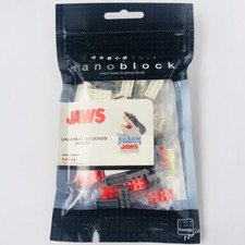 Póster JAWS nanoblock KAWADA UNIVERSAL STUDIOS JAPÓN Gran Tiburón Blanco Ataque