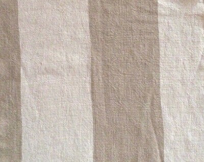DESIGNERS GUILD Brera Rigato Stripes printed linen naturals washable remnant new