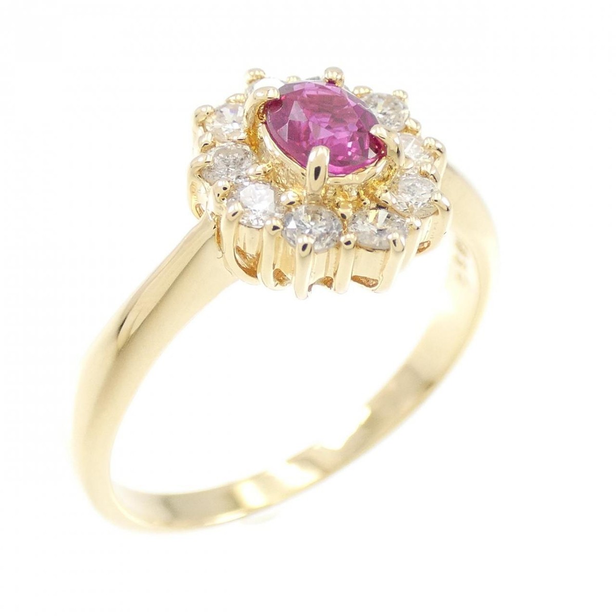 【K18リング0.196ct,0.33ct】 Authentic K18YG Ruby Ring 0.33CT #270-003-826-7694 | eBay