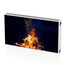 Magnetic Radiator Skin Cover Simple Fitting Panel Mat Fireplace
