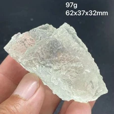 Natural fluorite clean Guangzhou fluorite raw stone water bubble cube