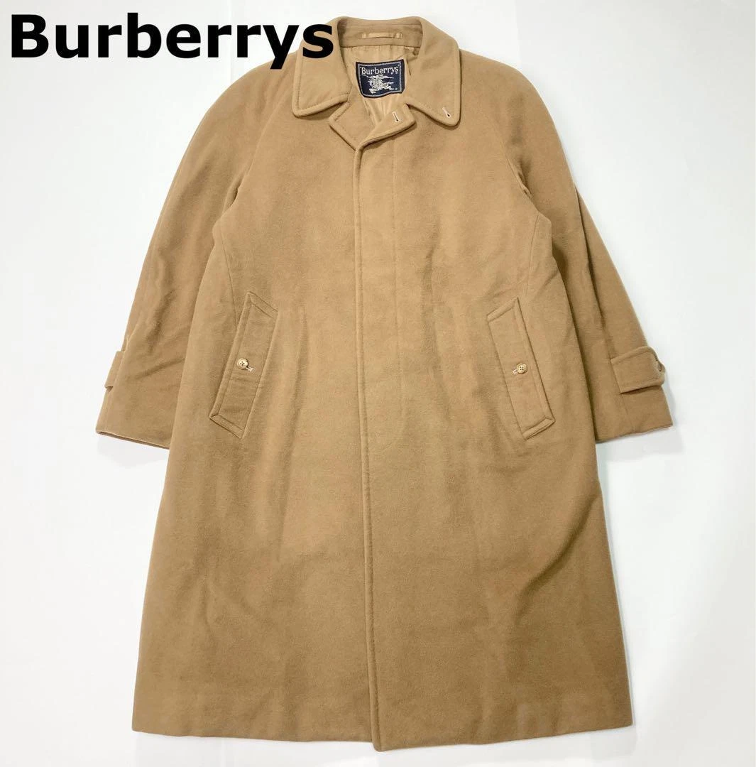 Cappotto lana Burberry vintage misto cashmere L beige autentico usatoo o +pn