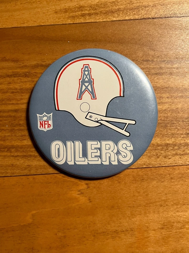 Vintage Houston Oilers NFL Pinback - Image 2 of 4