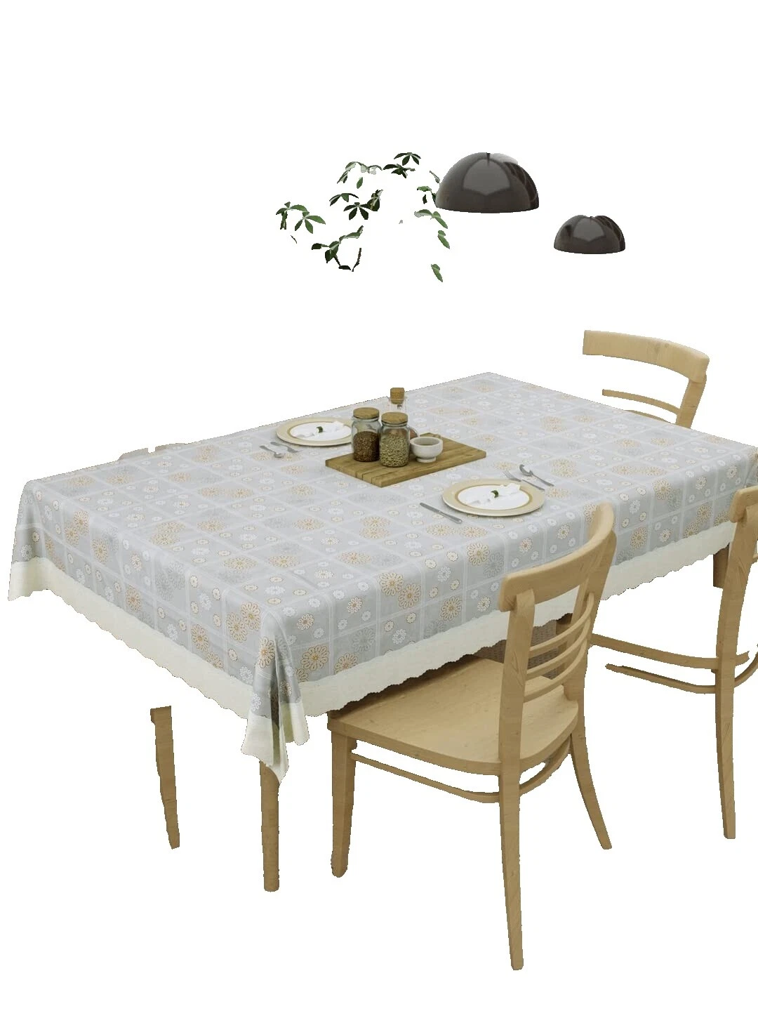 Patchwork PVC Rectangular Tablecloths