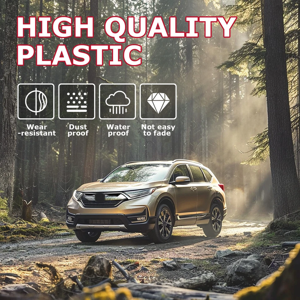 Parrilla moldura de faros cromados delantera izquierda para Honda CRV CR-V 2017 2018 2019 Foto 2 de 4