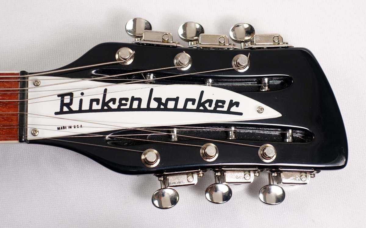 1994 Rickenbacker 360-12 V64 Jetglo Black 12 String with Original