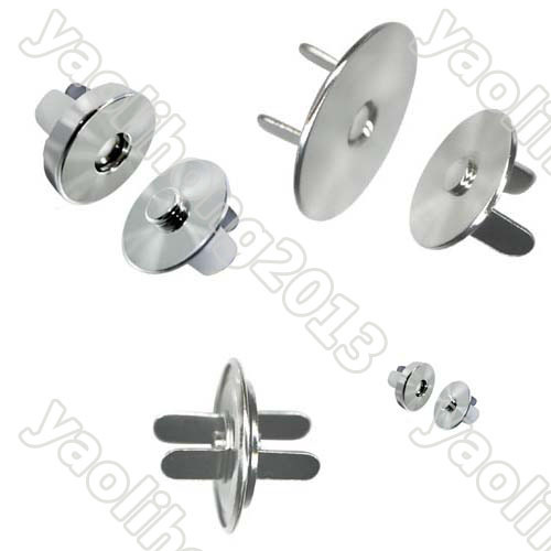 Magnetverschluss Geldbörse Verschlüsse Rund Nähen Knopf Tasche Press Nieten Dünn - Bild 2 von 2