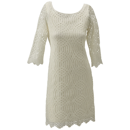 Sleeve Lace Dress Ivory 