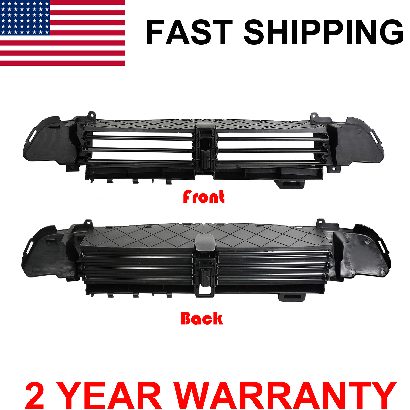 Front Active Grille Shutter Assembly W/O Motor Assembly For 1418 JEEP