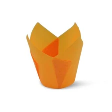 Orange Medium Size Tulip Baking Cups Cupcake Liners Muffin Liners Greaseproof...