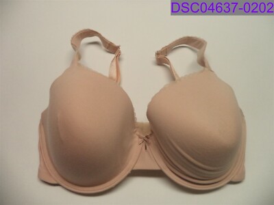 NWOT 36DDD Women's Paramour Contour T-Shirt Bra Beige Nude Tan P/N 135031