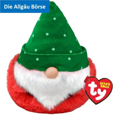 Ty 42548 Beanie Balls Gnom Turvey Kuscheltier Plüsch Weihnachten 2023 Neu