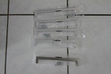 9.5" Lot of 5 8-13/16" Center To Center Handle Cabinet Pull Shiny Nickle Metal