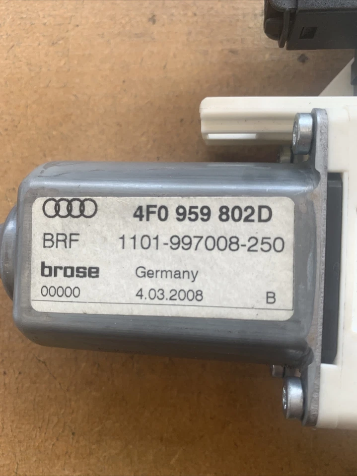 2006-2009 Audi A6 Quattro Right Front Passenger Window Motor OEM 4F0959802D - Image 4 of 4