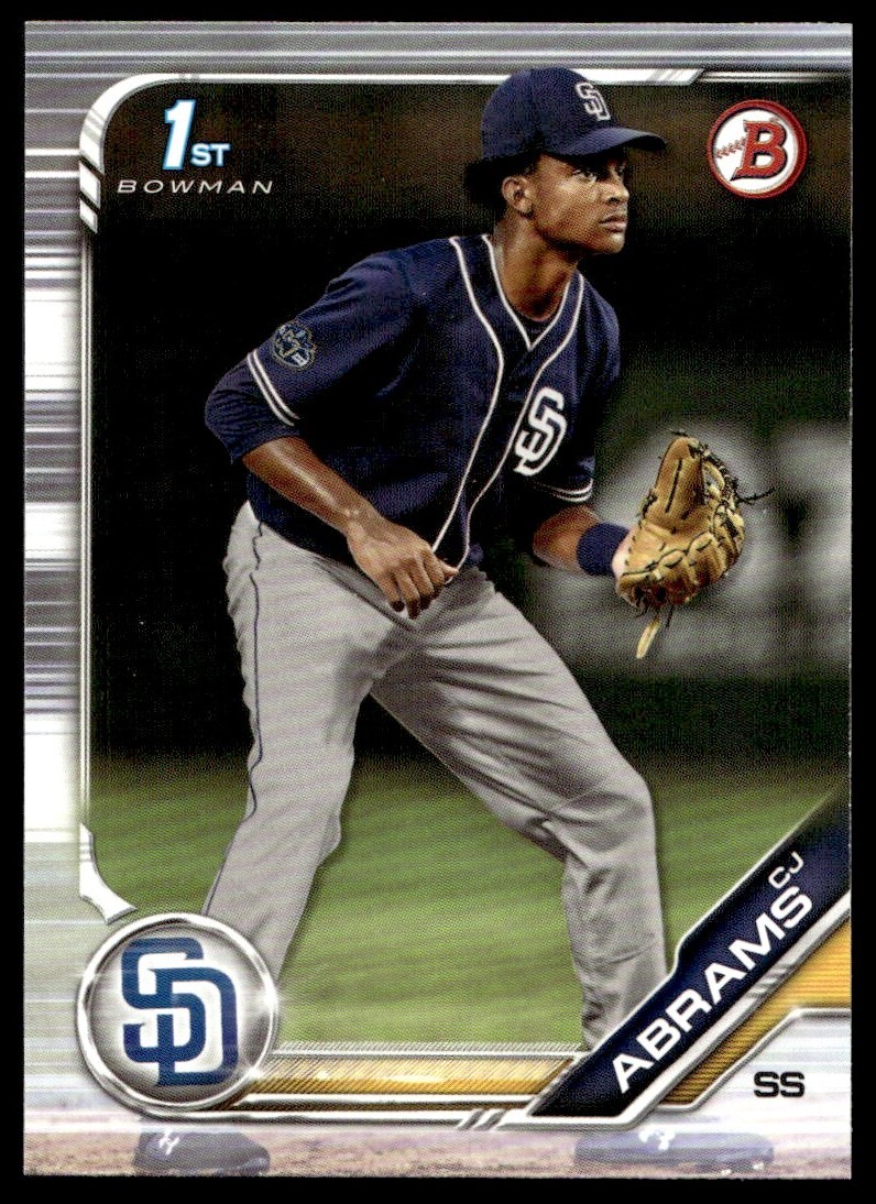 2019 Bowman Draft CJ Abrams G35 San Diego Padres #BD-85