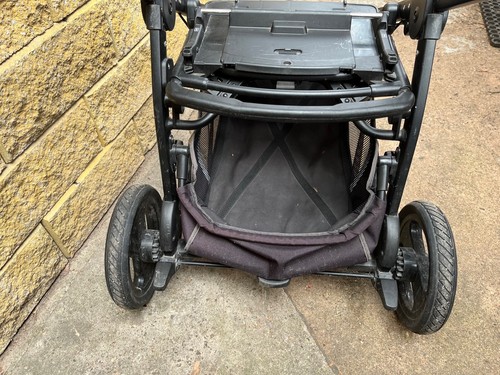 Peg perego Baby Infant STROLLER navetta elite Blue Used Bassinet - Picture 14 of 20