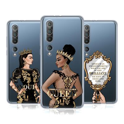 HEAD CASE DESIGNS GOLD QUEENS SOFT GEL CASE FOR XIAOMI PHONES