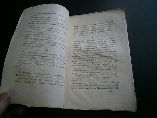 Révolution 1790 projet de décret liquidation de dettes finances droits etc - Picture 2 of 4