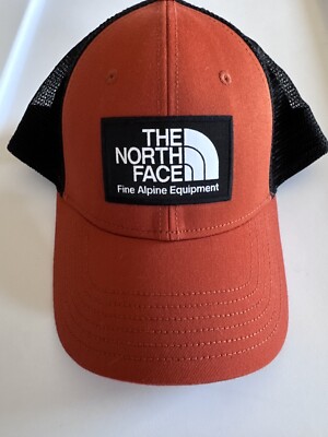 The North Face Fine Alpine Equipment Mudder Trucker Rusted Orange & Black NWOT