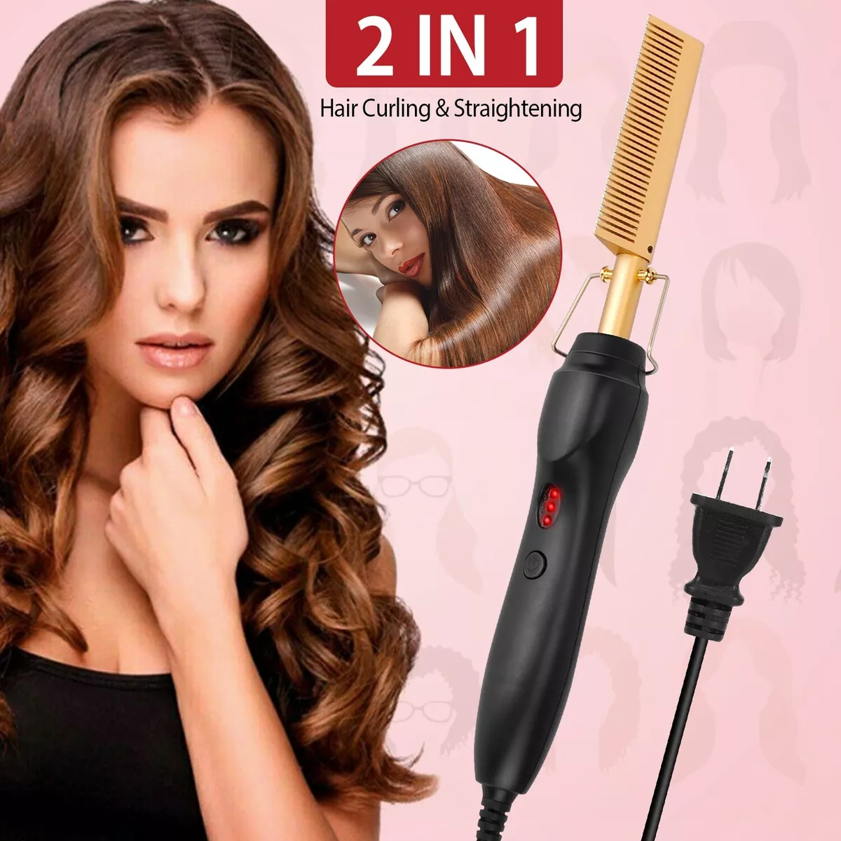 Hair curler and straightener machine outlet