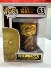 Funko Pop Star Wars Chewbacca #63 Gold Variant Figure Mint Condition Collectible