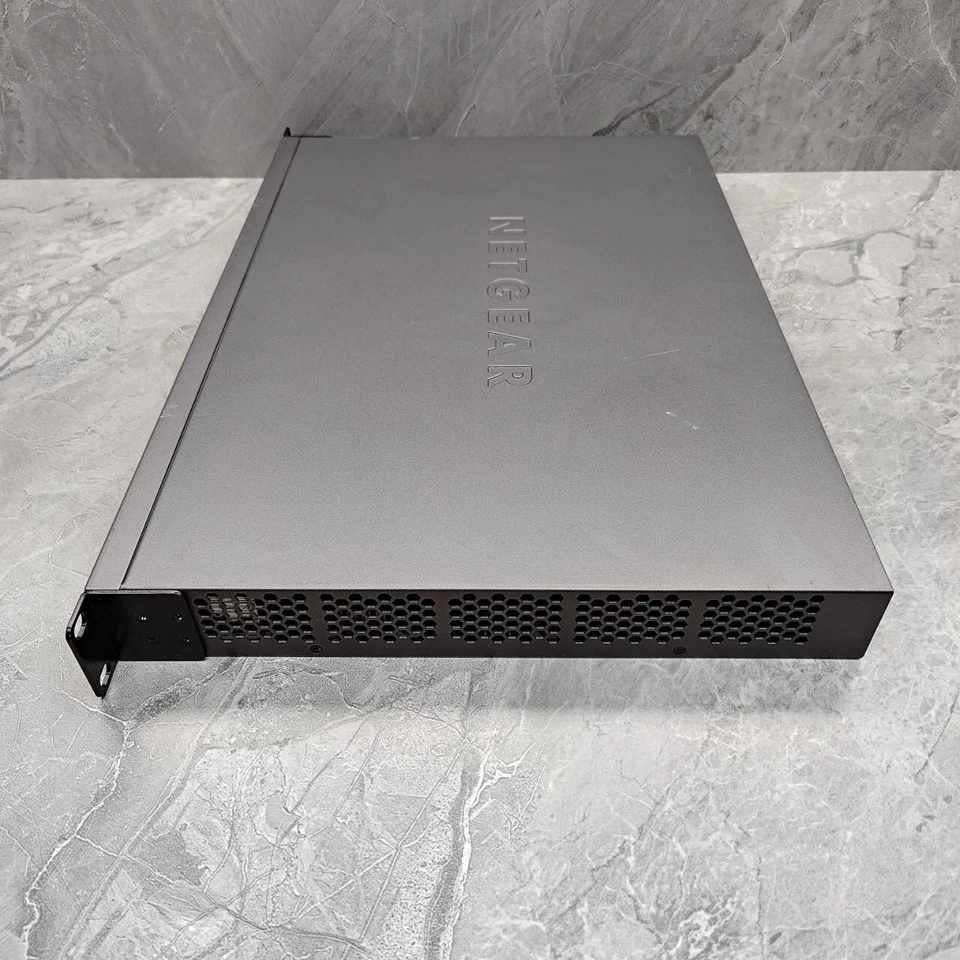 Netgear GS752TP V1H1 52-Port Gigabit Managed PoE Switch, Layer 2+, Mounting Ears - Image 4 of 4