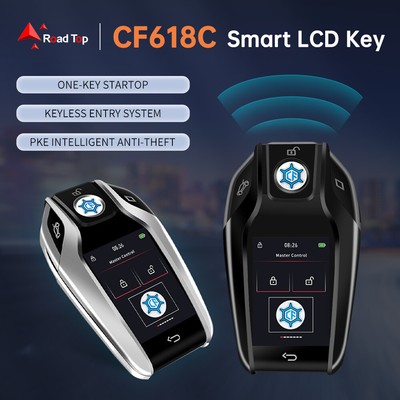 Smart Remote Key LCD Screen Anti-Lost Automatic Lock Unlock Keyless Entry Auto