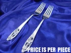 INTERNATIONAL SILVER IRIS STERLING SILVER PLACE FORK - VERY GOOD CONDITION