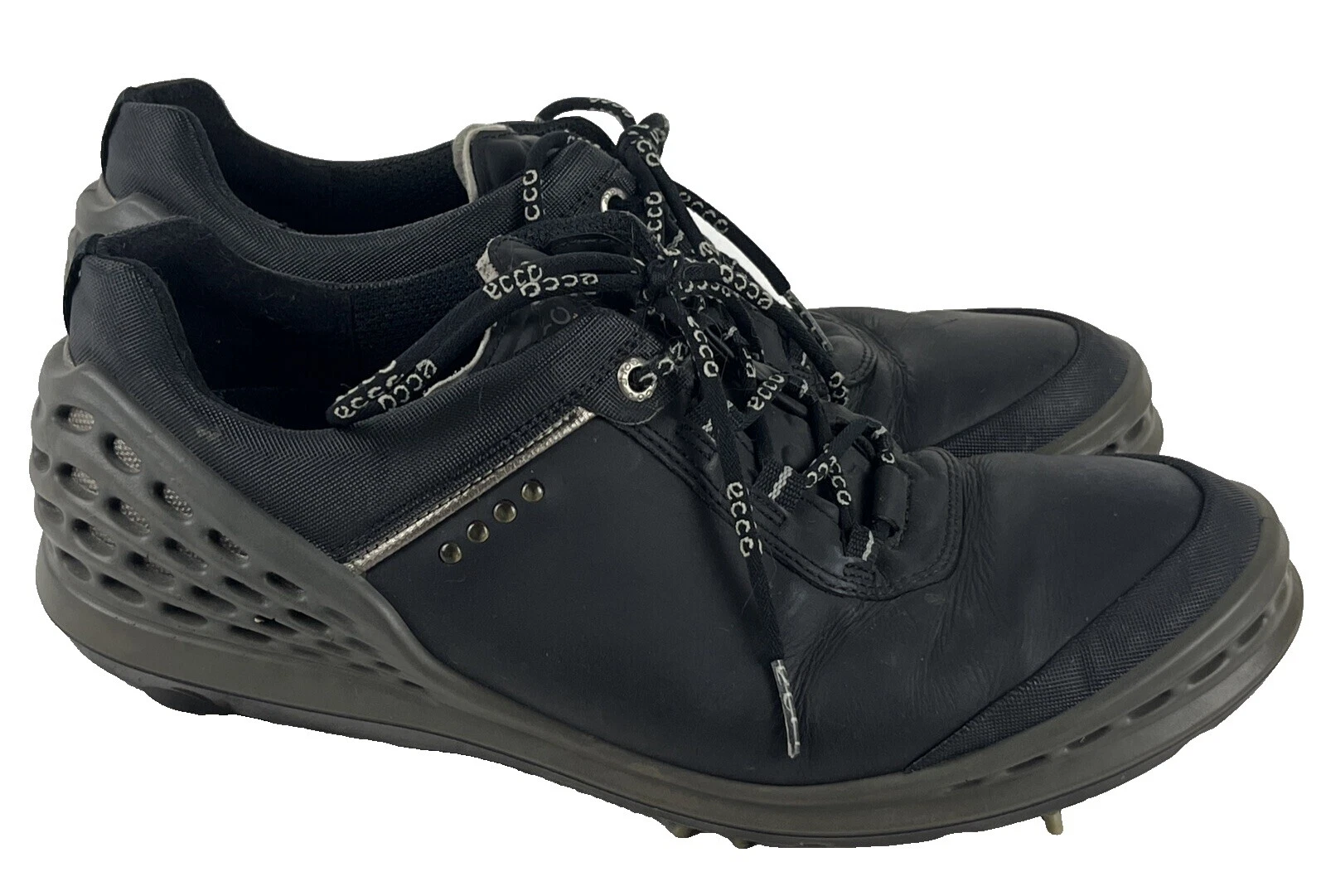 ECCO Casual Black Golf Shoes for Men