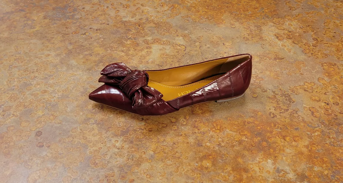 Tory burch bow hot sale flats