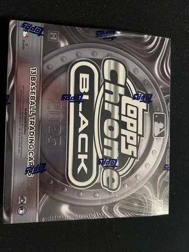 2025 Topps Chrome Black Baseball New Sealed Hobby Box IN HAND!