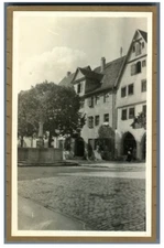 Deutschland, Rothenburg ob der Tauber Vintage silver print.  Tirage argentique