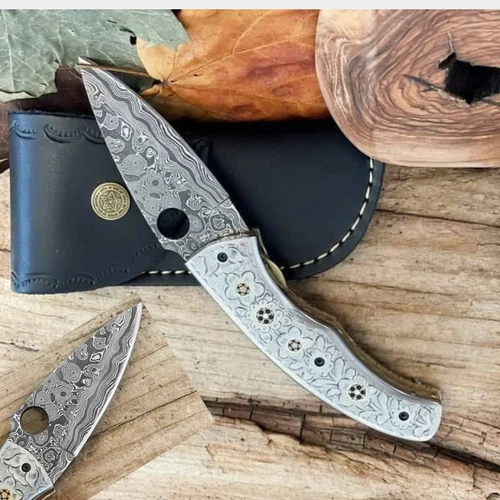 Drop Point Knife Company Stainless Steel Blade Collectible Knife Survival Handle - Picture 7 of 10