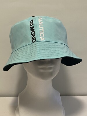 Diamond Supply Nautica Competition Bucket Hat Reversible Sky Blue/Color Block