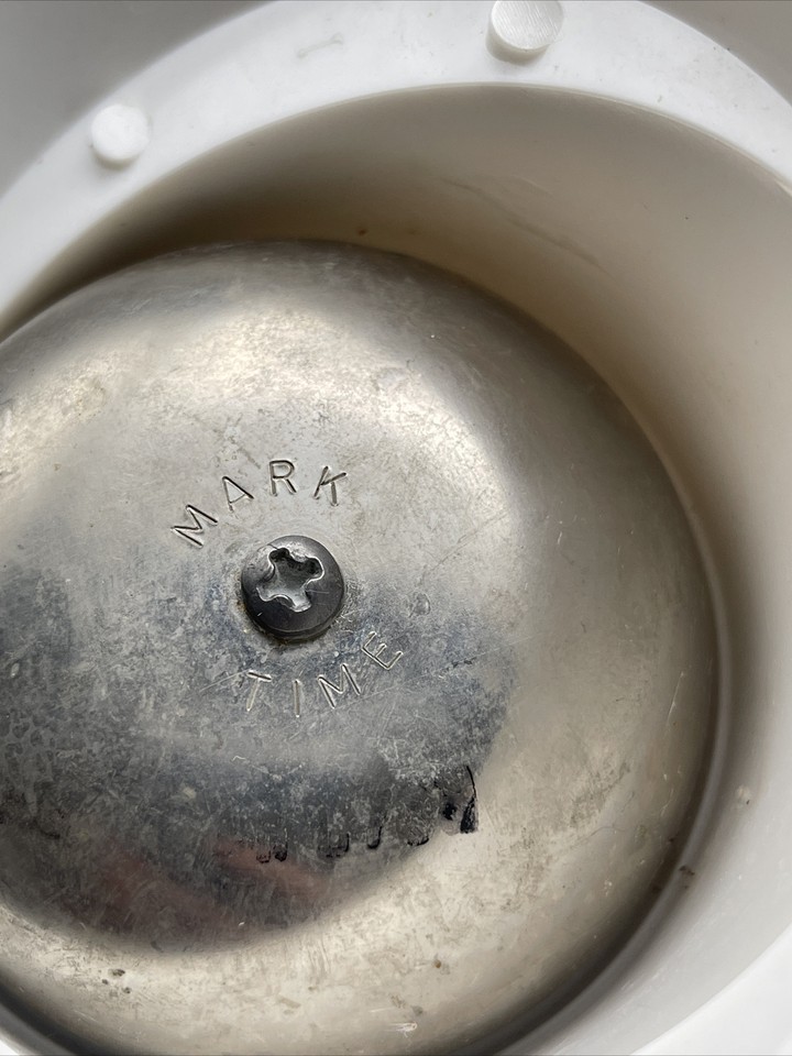 Vintage Time Mark One Hour Timer, Daisy Orange Flower, 1960s Retro