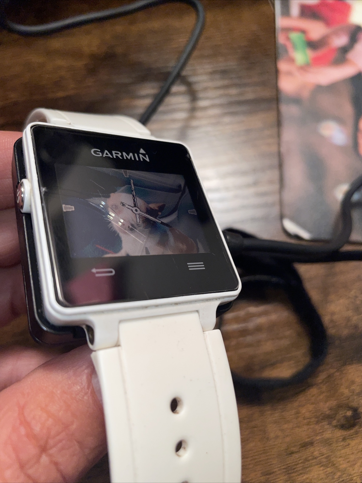 Garmin Vivoactive 04AWGD01 GPS Smart Watch, Activity Tracker - WHITE | eBay
