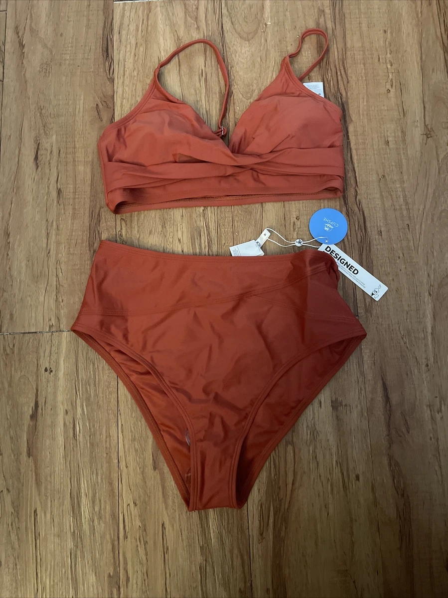 High waisted cheap bikini cupshe