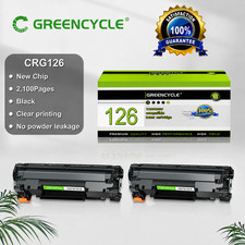 2-Pack Canon 126 CRG126 Black Toner Cartridge for LBP6200d LBP6230dw LBP6230dn
