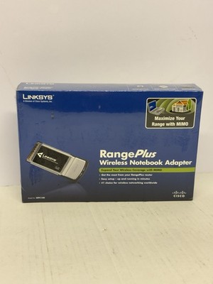 Cisco Linksys Range Plus Wireless Notebook Adapter Wpc100 New Sealed 