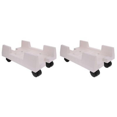  2 Count Computer Tower Rollwagen Computer-ständer Computerhalter Tischhalter