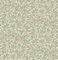 M1840_Ashdown Trailing Berry Classic SalbeigrüN Blush Fine Decor Tapete