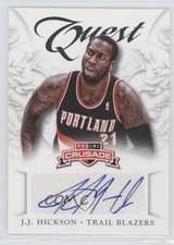 2012-13 Panini Crusade Quest Auto JJ Hickson #84 Auto 4u4